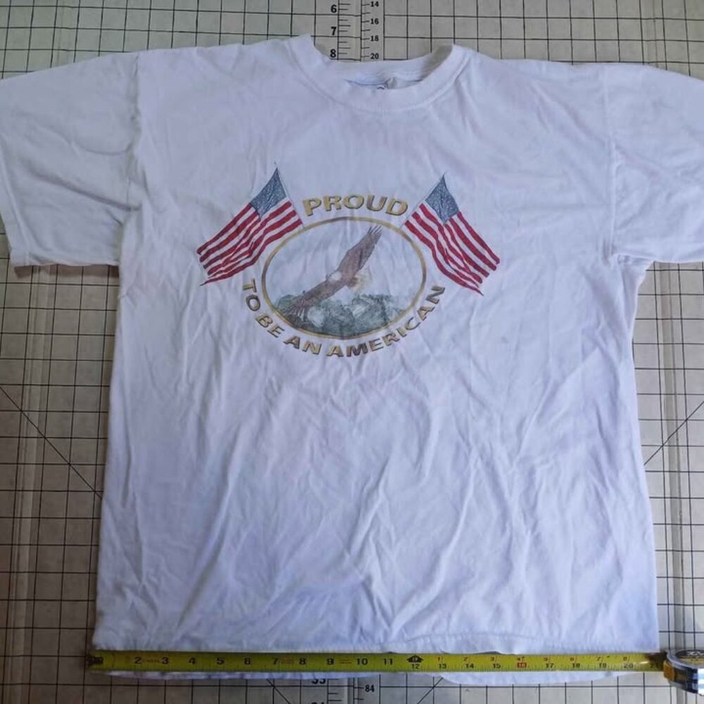 Men's White Patriotic T-Shirt